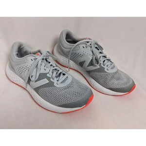 New Balance Women 9 520 V7 W520LG7 Gray Running Shoes Sneakers Lace Up Athletic